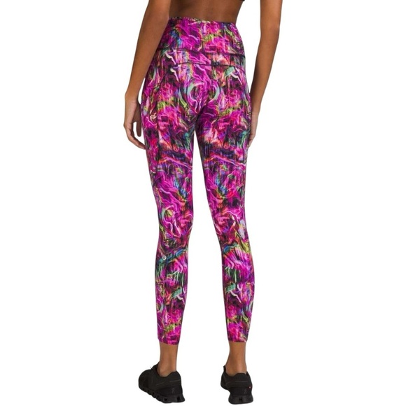 Lululemon Plus Size Women’s Multi Color Fast And Free Leggings Size 18 - Picture 10 of 13